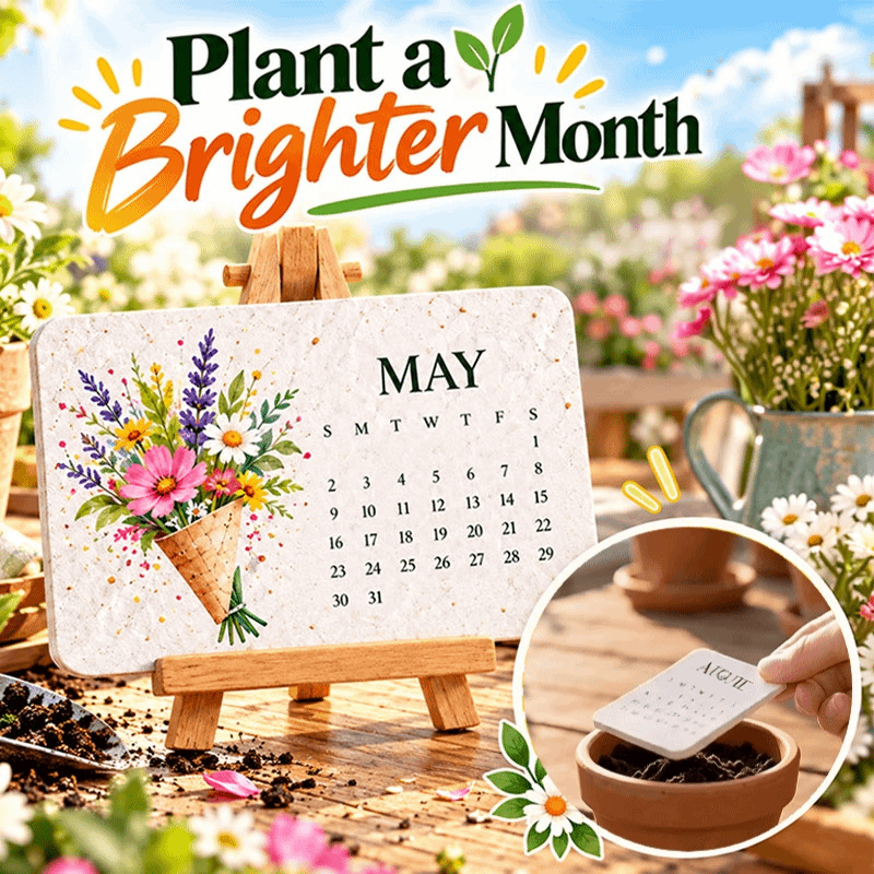 ✨Holiday Early-Bird Clearance  2027 🌱Eco-Friendly Plantable "Everlasting" Seed Calendar