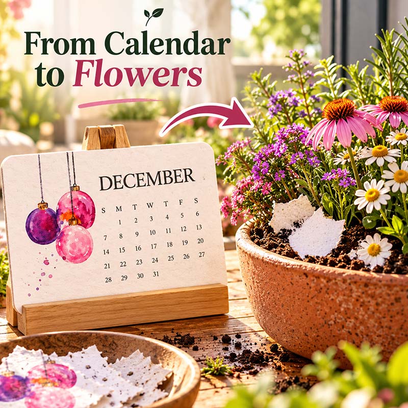 ✨Holiday Early-Bird Clearance  2027 🌱Eco-Friendly Plantable "Everlasting" Seed Calendar
