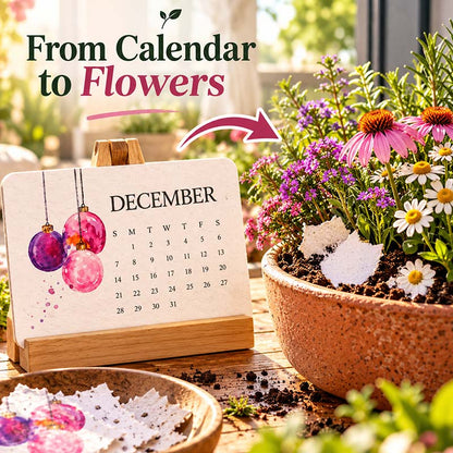 ✨Holiday Early-Bird Clearance  2027 🌱Eco-Friendly Plantable "Everlasting" Seed Calendar