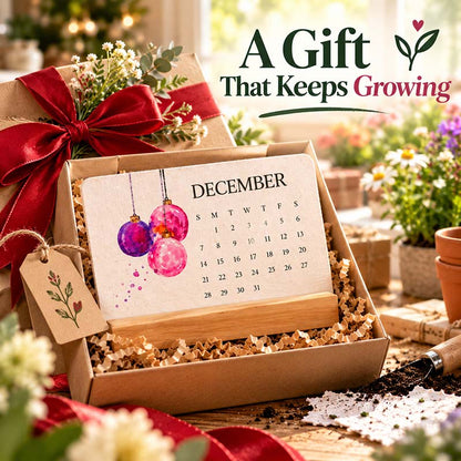 ✨Holiday Early-Bird Clearance  2027 🌱Eco-Friendly Plantable "Everlasting" Seed Calendar