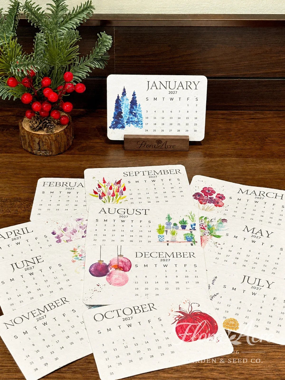 ✨Early Holiday Sale 50% OFF🌱Eco-Friendly Plantable “Timeless” Seed Calendar 2027🎂