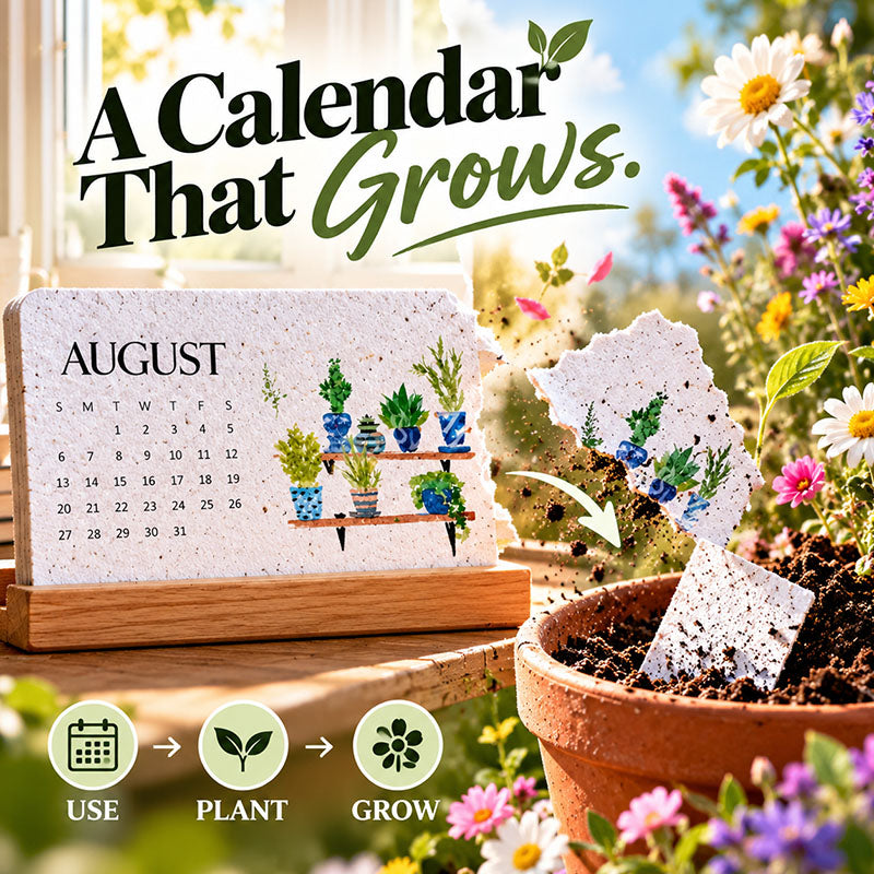 ✨Holiday Early-Bird Clearance  2027 🌱Eco-Friendly Plantable "Everlasting" Seed Calendar