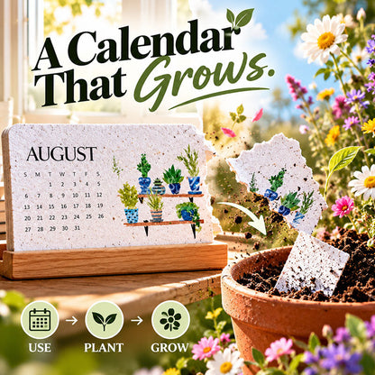 ✨Holiday Early-Bird Clearance  2027 🌱Eco-Friendly Plantable "Everlasting" Seed Calendar