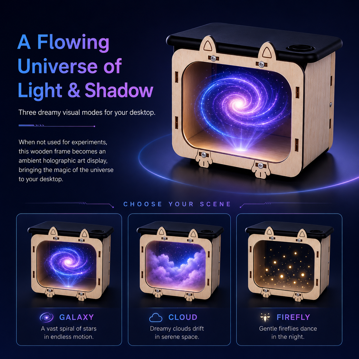OFFICIAL BRAND|Healrize® 3D Holographic Cinema TV Projector|Immersive Floating 3D Visuals, Bring Theater-Style Spectacle Home🎁