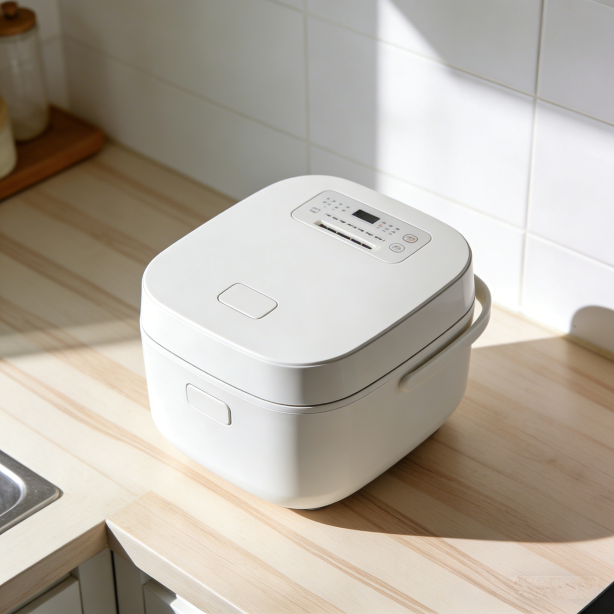 Stylish Countertop Rice Maker with Flawless Texture & Durable Build, essential for Perfectly Fluffy Rice Every Time