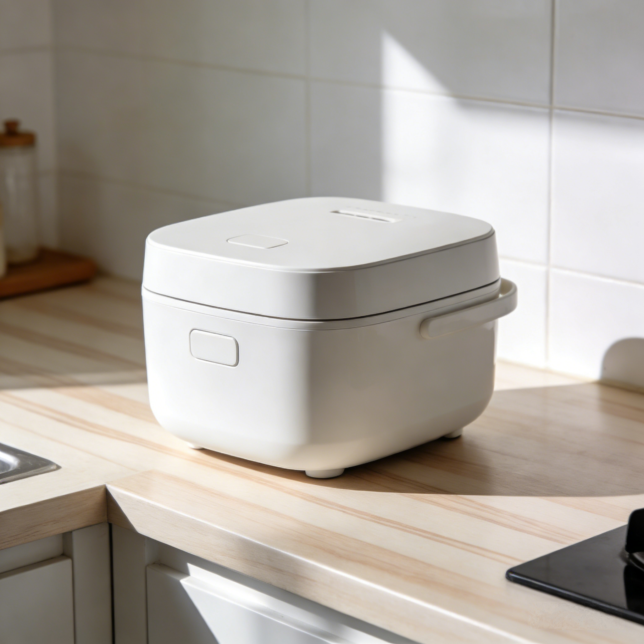 Stylish Countertop Rice Maker with Flawless Texture & Durable Build, essential for Perfectly Fluffy Rice Every Time