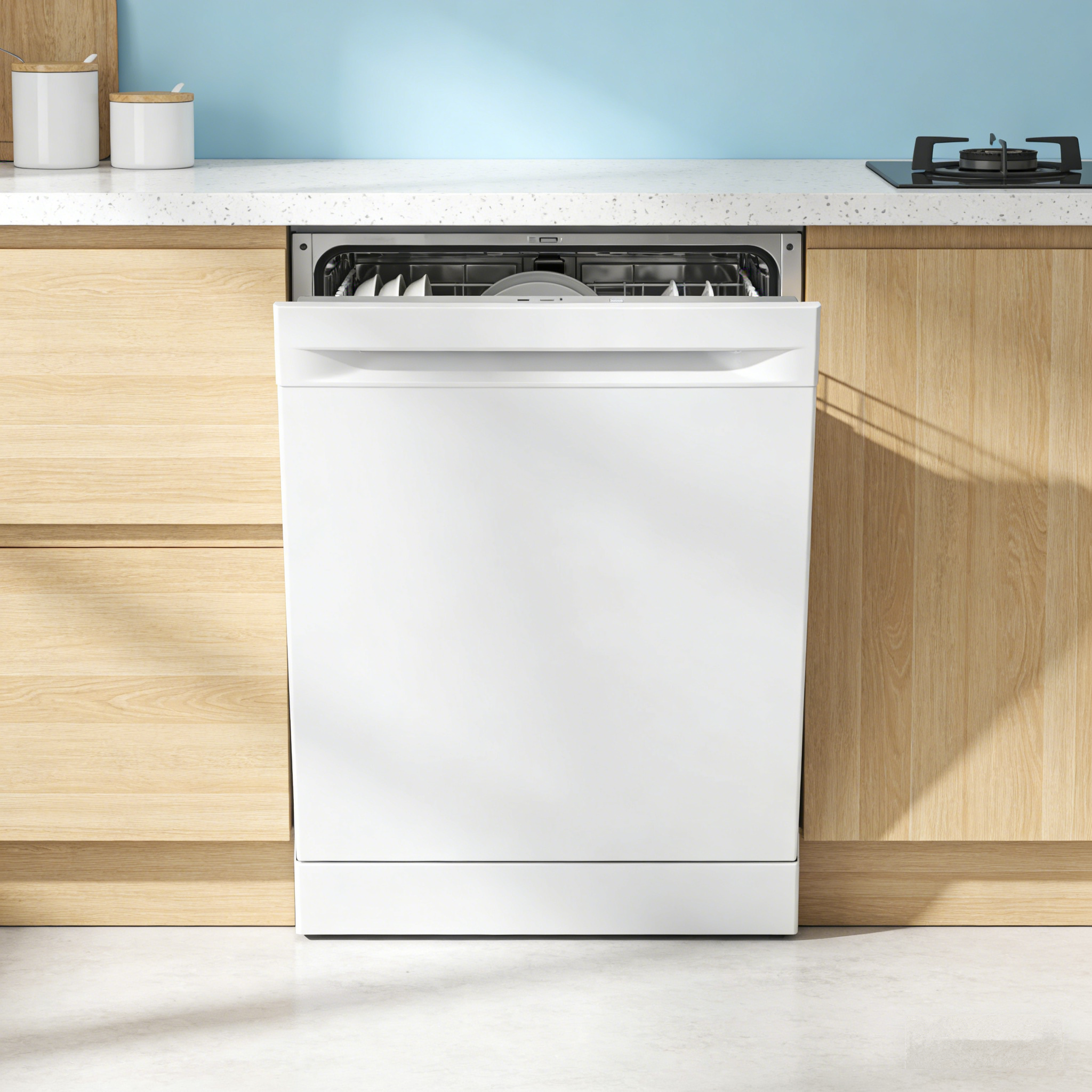 Compact Smart Household Dishwasher – Effortless Cleaning, Space-Saving Design for Modern Home Kitchens
