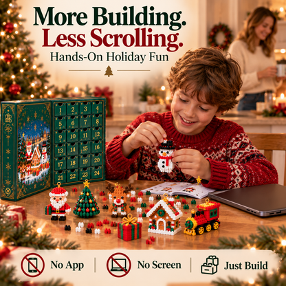 🎅LAST DAY 30% OFF🎊 Christmas Countdown Brick Building Advent Calendar For Families🎆