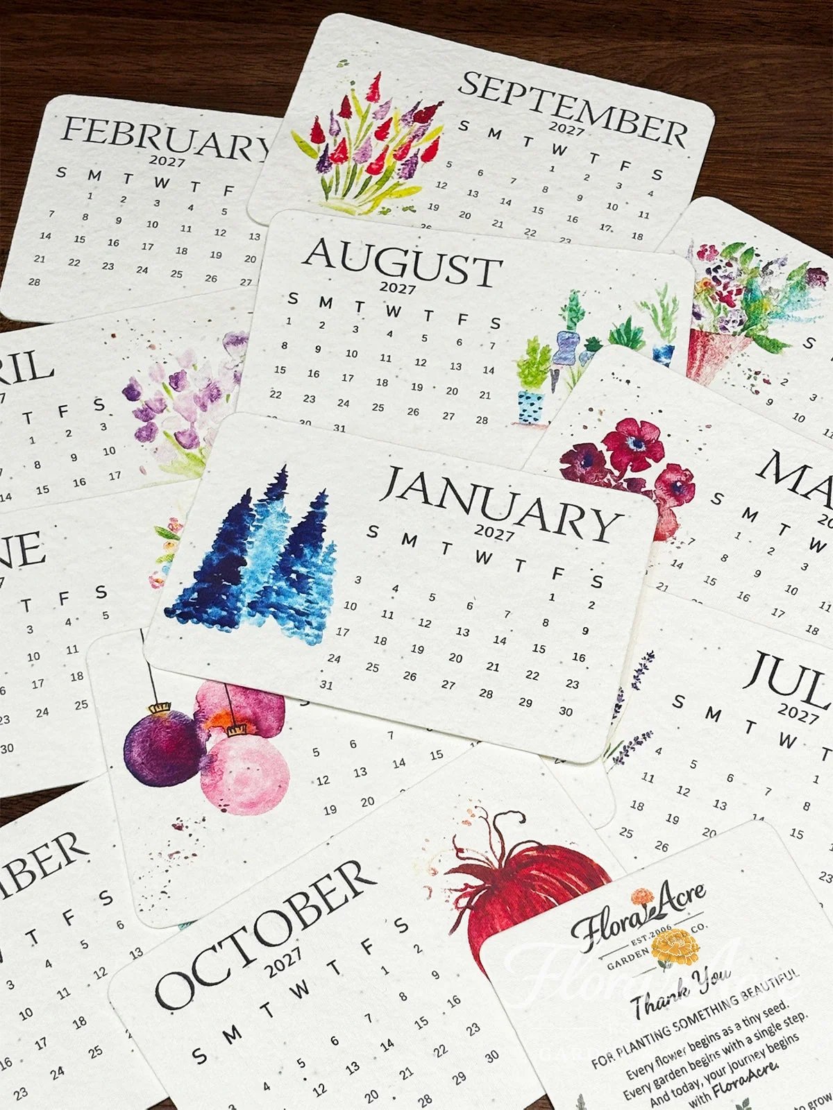 ✨Early Holiday Sale 50% OFF🌱Eco-Friendly Plantable “Timeless” Seed Calendar 2027🌞
