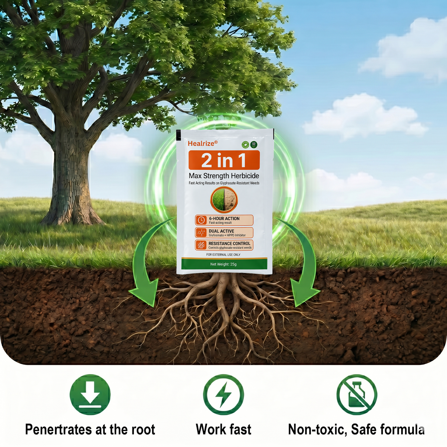 🌿US 𝙊𝙛𝙛𝙞𝙘𝙞𝙖𝙡 𝙎𝙩𝙤𝙧𝙚 | Healrize® 2-in-1 Max Strength Herbicide:𝐅𝐚𝐬𝐭 𝐀𝐜𝐭𝐢𝐧𝐠 𝐑𝐞𝐬𝐮𝐥𝐭𝐬 on Glyphosate-Resistant Weeds🌞