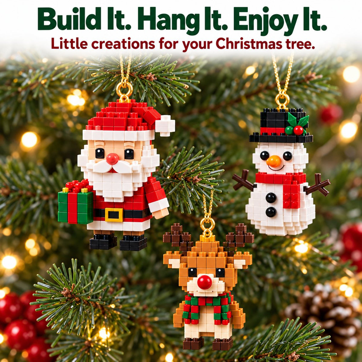 🎅LAST DAY 30% OFF🎊 Christmas Countdown Brick Building Advent Calendar For Families🎆