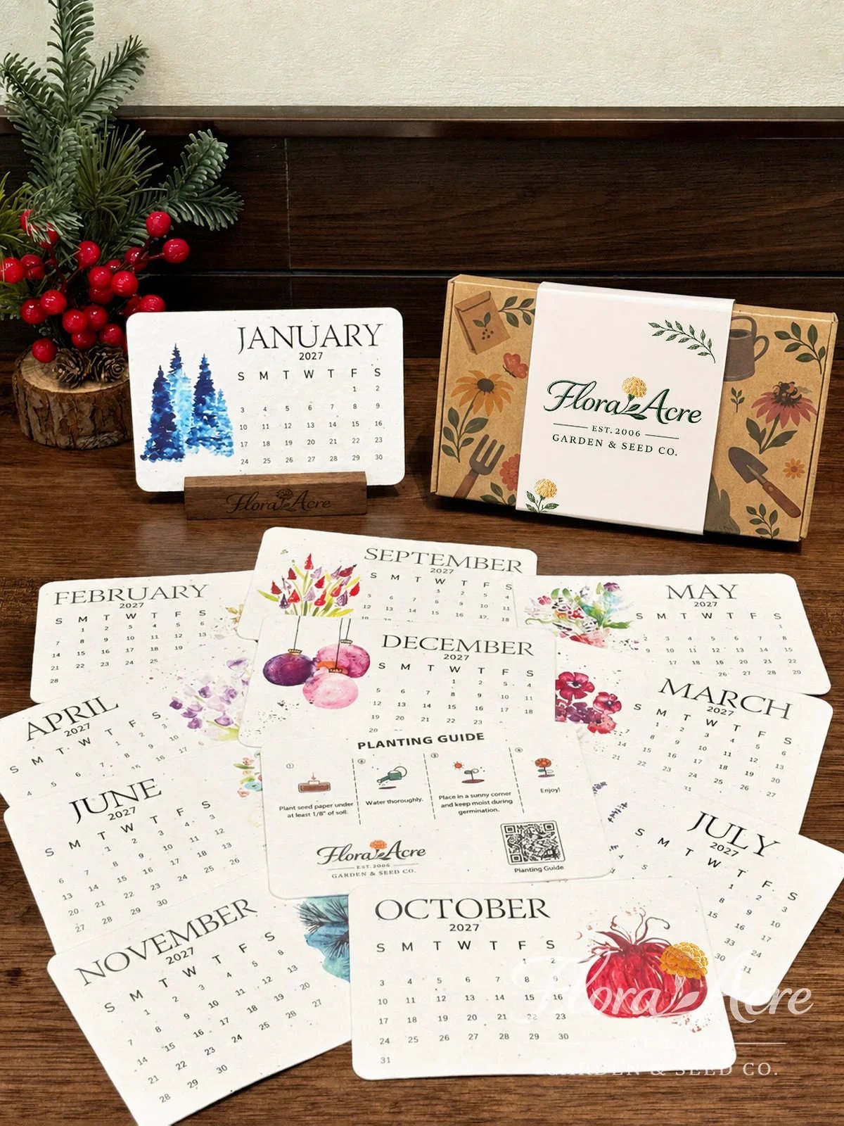 ✨Early Holiday Sale 50% OFF🌱Eco-Friendly Plantable “Timeless” Seed Calendar 2027🌞