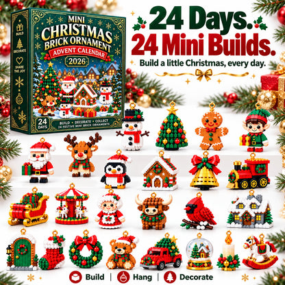 🎅LAST DAY 30% OFF🎊 Christmas Countdown Brick Building Advent Calendar For Families🎆