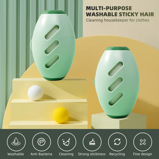 (⭐Last Day Promotion-48%OFF)TIMNAMY® Multifunctional Reusable Lint Roller Ball--Applicable soot, dust, grit,air, pet hair,cookie crumbs, food scraps,confetti, dandruff,ect ⭐